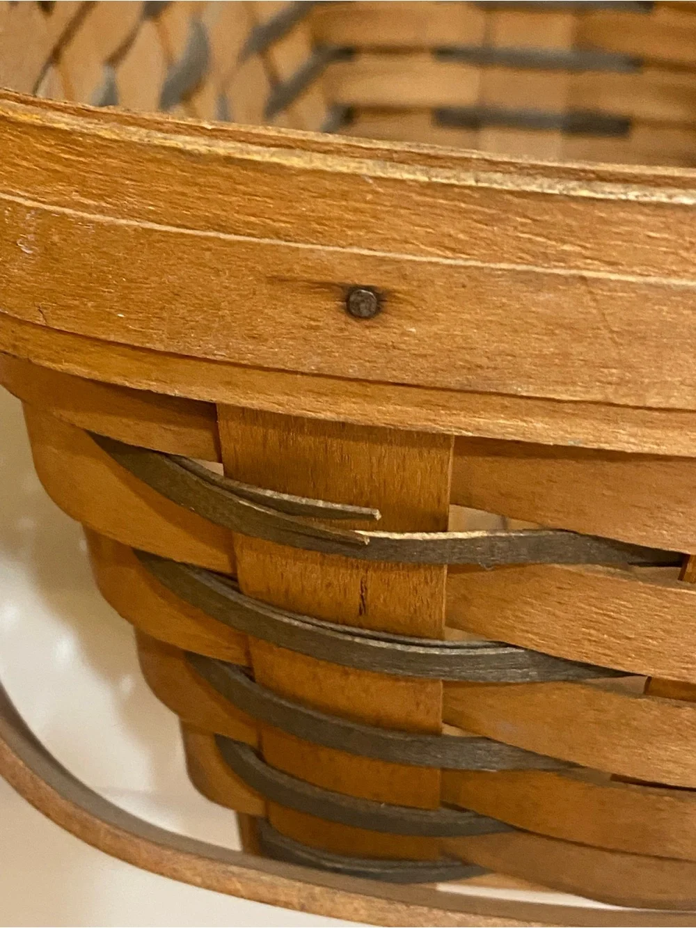 Vintage Longaberger Rectangular Market Basket